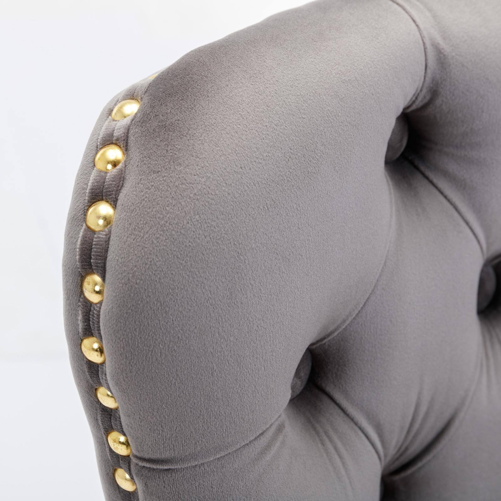 Alt View 7. SlickBlue - Swivel Barstools Modern Upholstered Counter Chairs with Tufted Back & Adjustable Seat for Kitchen & Bar - Grey.