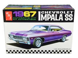 Skill 2 Model Kit 1967 Chevrolet Impala SS 1/25 Scale Model by AMT - Purple