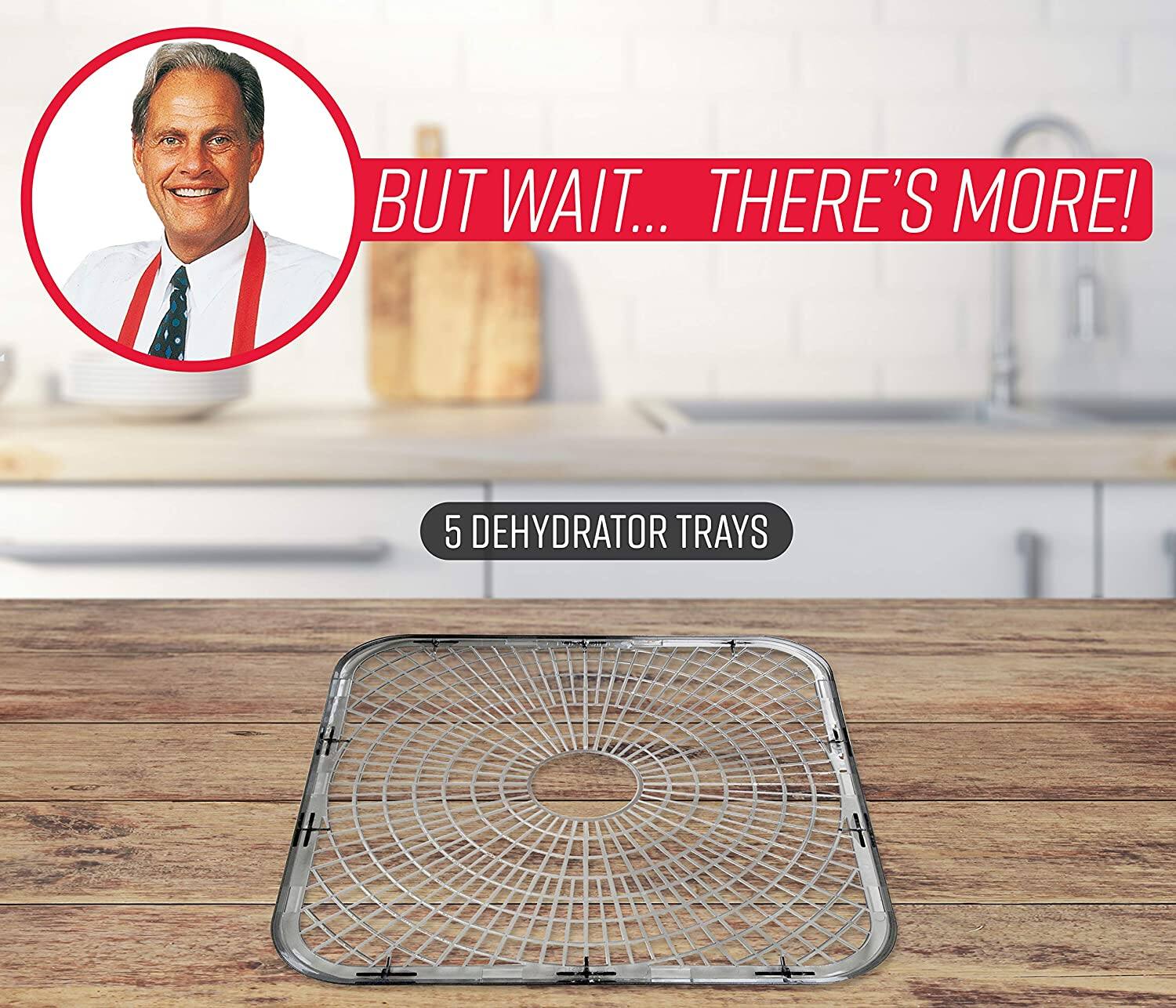BUT WAIT... THERE'S MORE! 5 DEHYDRATOR TRAYS