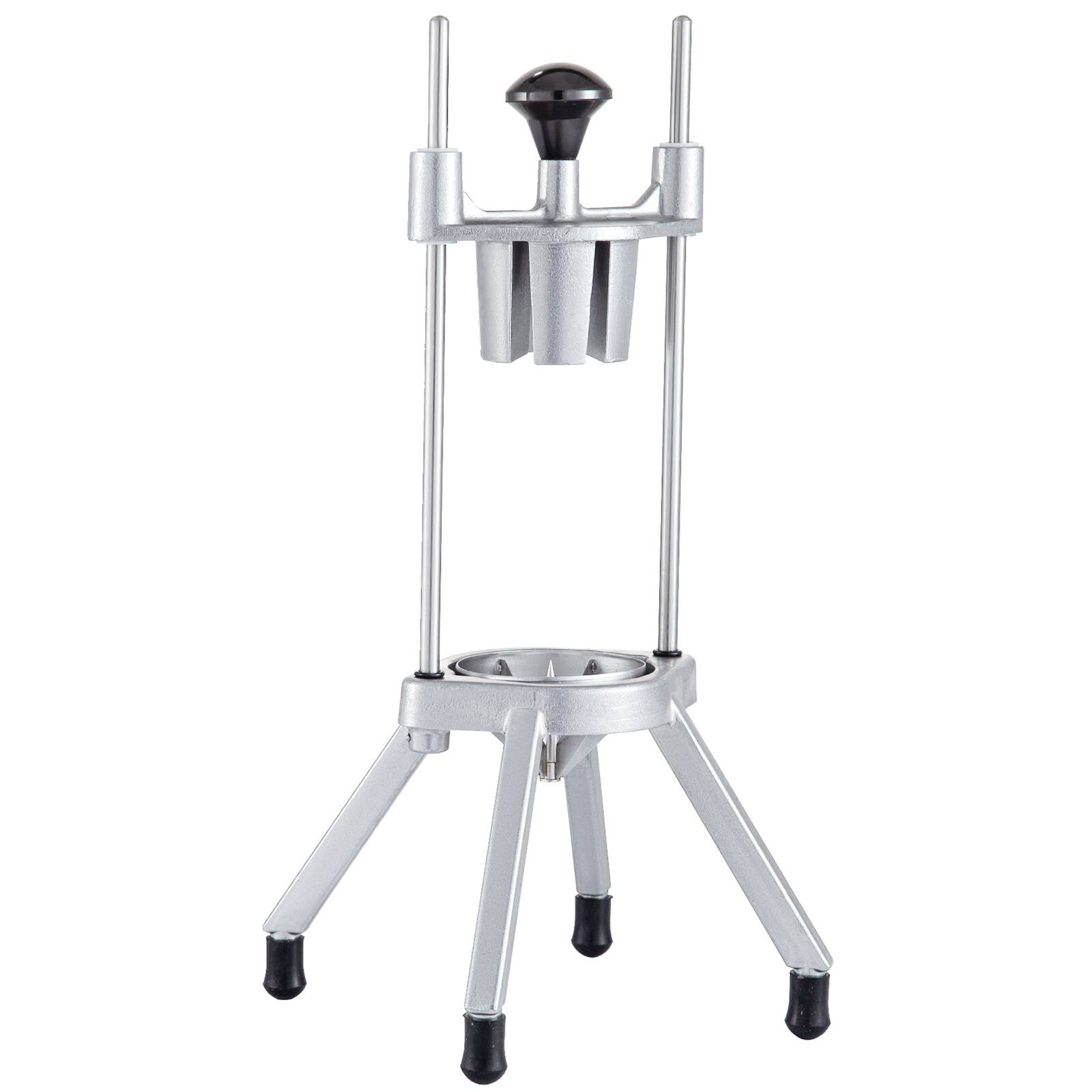 Alt View 4. VEVOR - 8-Section Commercial Easy Wedger Stainless Steel Blade Fruit Lime Slicer, Lemon Cutter 8 Wedges for Bar Restaurant - Silver.