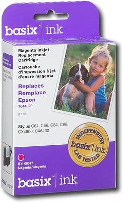 Angle Standard. Basix - Inkjet Cartridge for Epson Printers - Magenta.