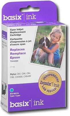 Angle Standard. Basix - Inkjet Cartridge for Epson Printers - Cyan.