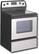Angle Standard. Whirlpool - 30" Self-Cleaning Freestanding Electric Range - Stainless-Steel.