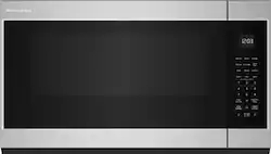 KitchenAid - 1.9 Cu. Ft. Microwave Hood Combination with Auto Functions - Stainless Steel - Front_Zoom