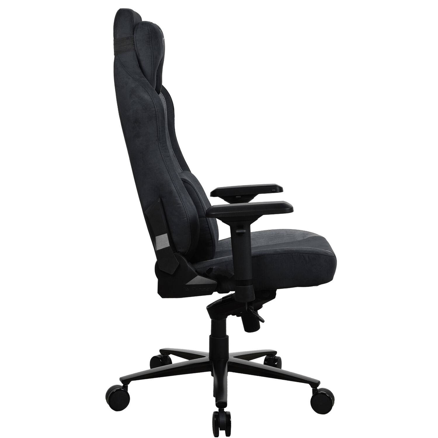 Alt View 15. Arozzi - Vernazza Series Top-Tier Premium Supersoft Upholstery Fabric Gaming Chair - Black.