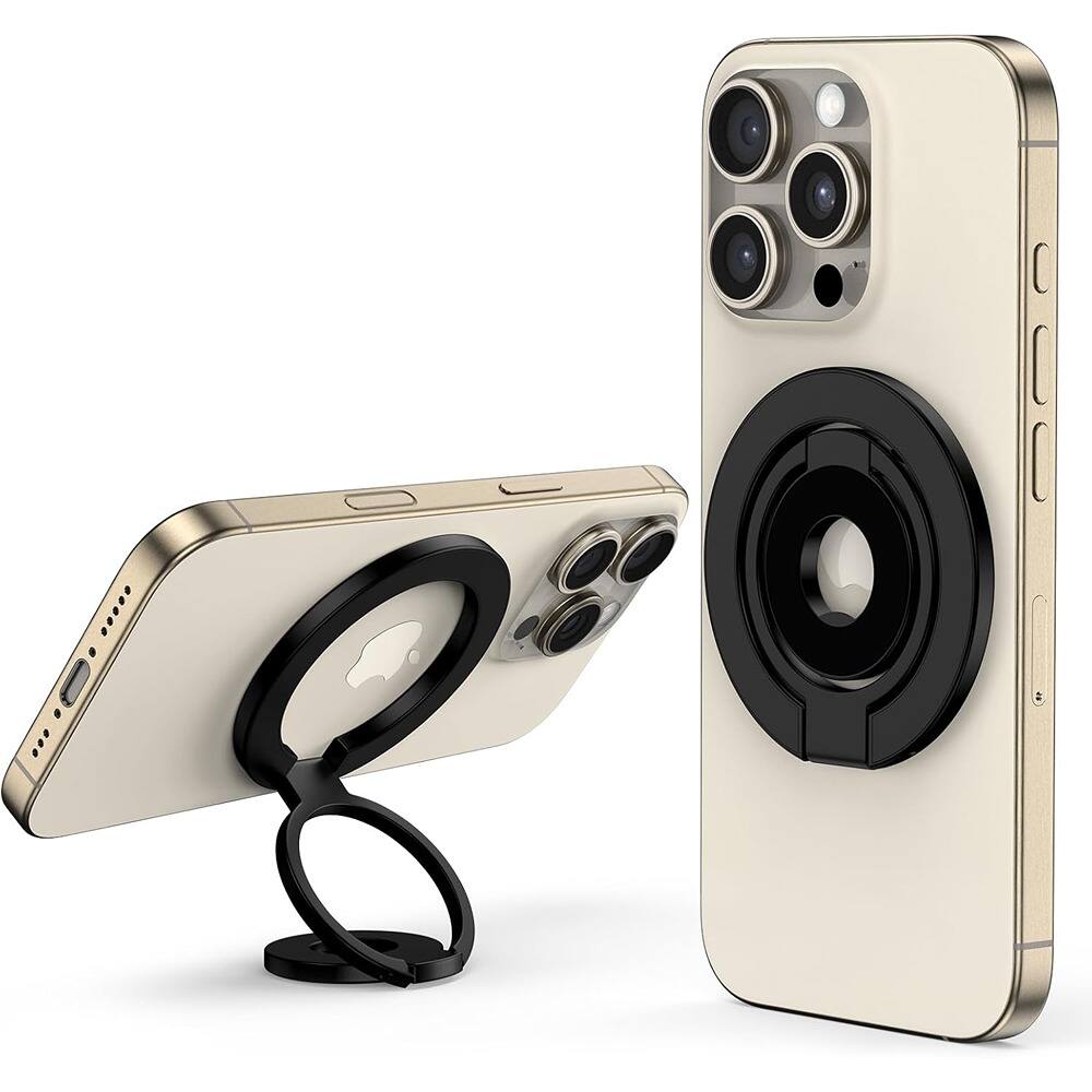 PARKER SLATER - Magnetic iPhone Ring Holder - Black