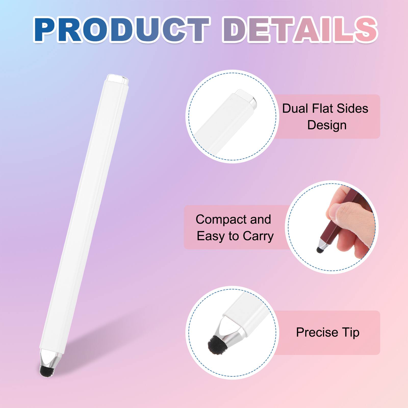 PRODUCT DETAILS

- Dual Flat Sides Design
- Compact and Easy to Carry
- Precise Tip