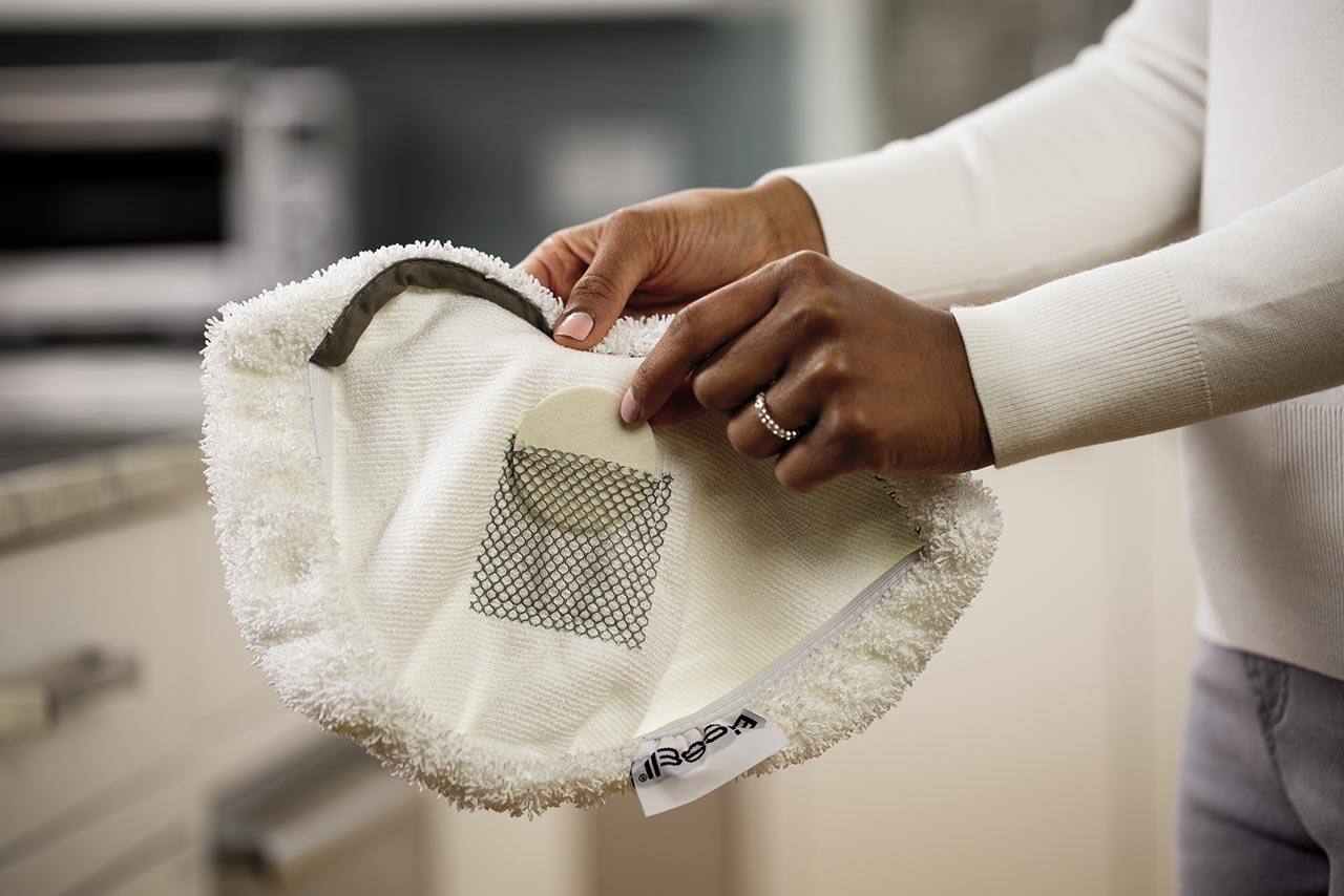 Alt View 2. BISSELL - BISSELL PowerFresh Scrubbing & Sanitizing Steam Cleaner Mop - White.