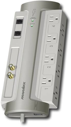 Angle Standard. Panamax - 8-Outlet Surge Protector.