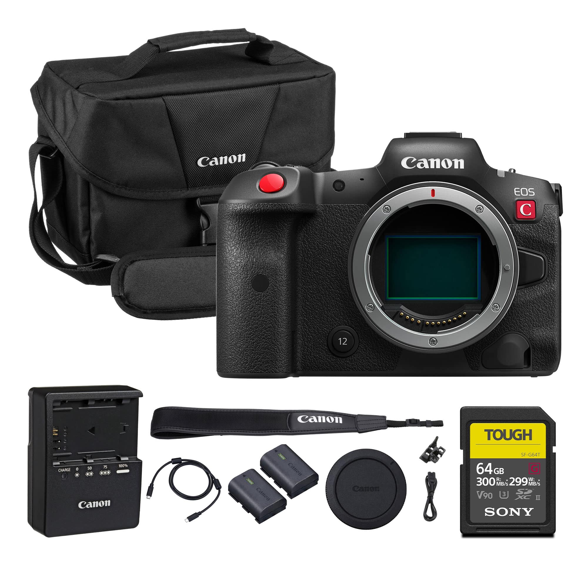 Canon - EOS R5 C Mirrorless Cinema Camera + More