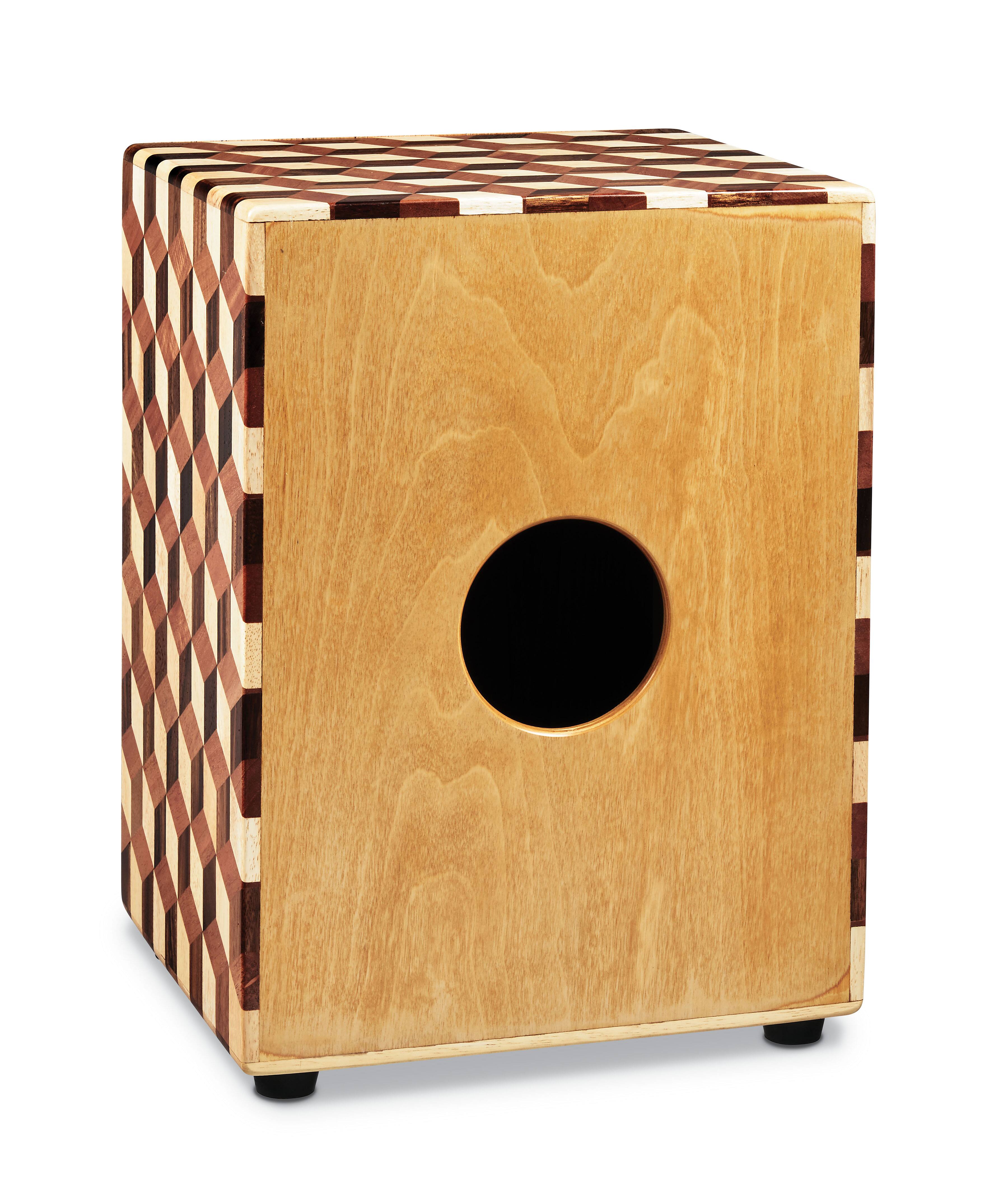 Angle. Latin Percussion - 3D Cube String Cajon w/Bag.
