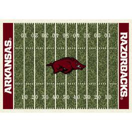 Imperial - Arkansas Razorbacks 7'8'' x 10'9'' Home Field Rug - Black