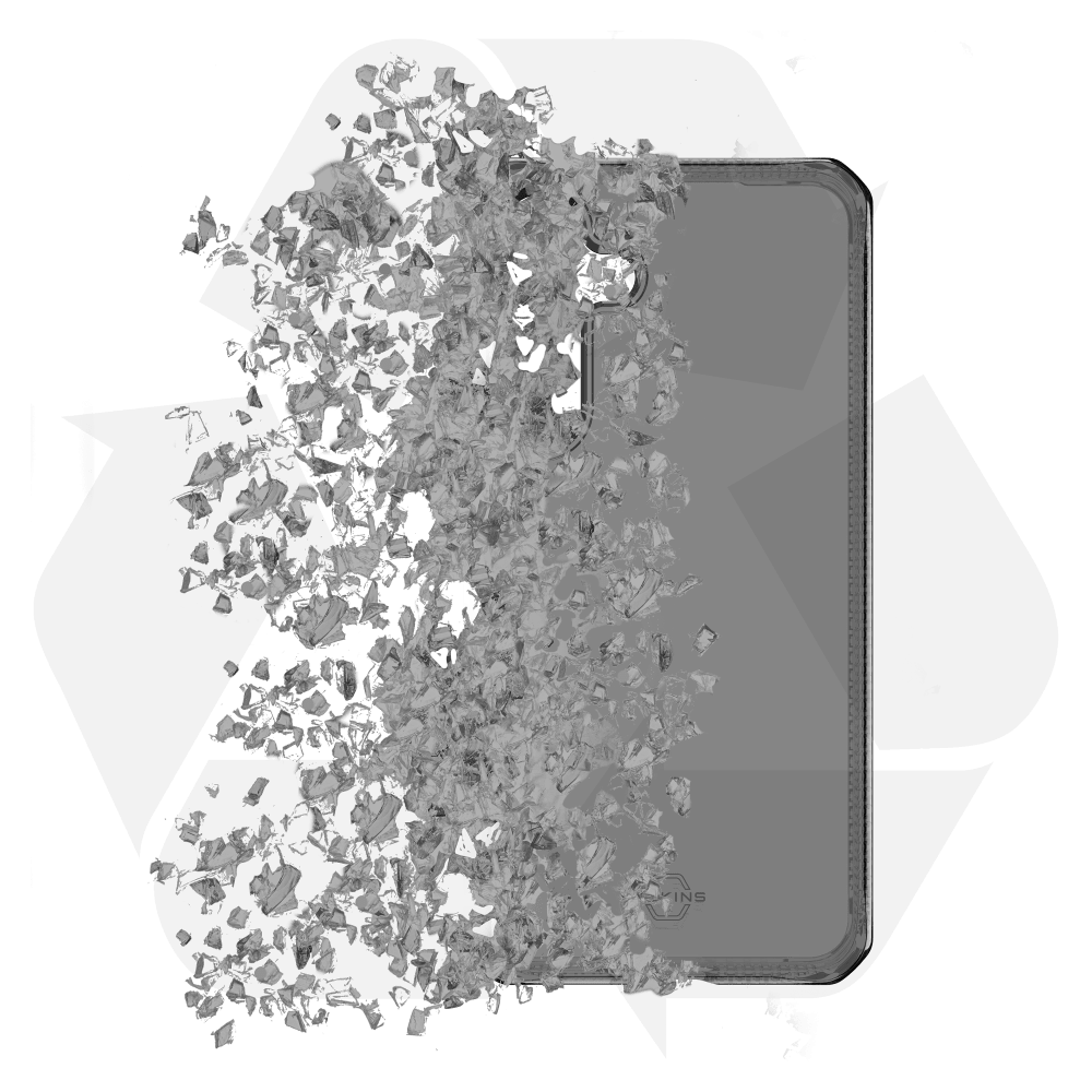 Alt View 7. Itskins - Spectrum_R Clear MagSafe Case for Samsung Galaxy S25 - Black.