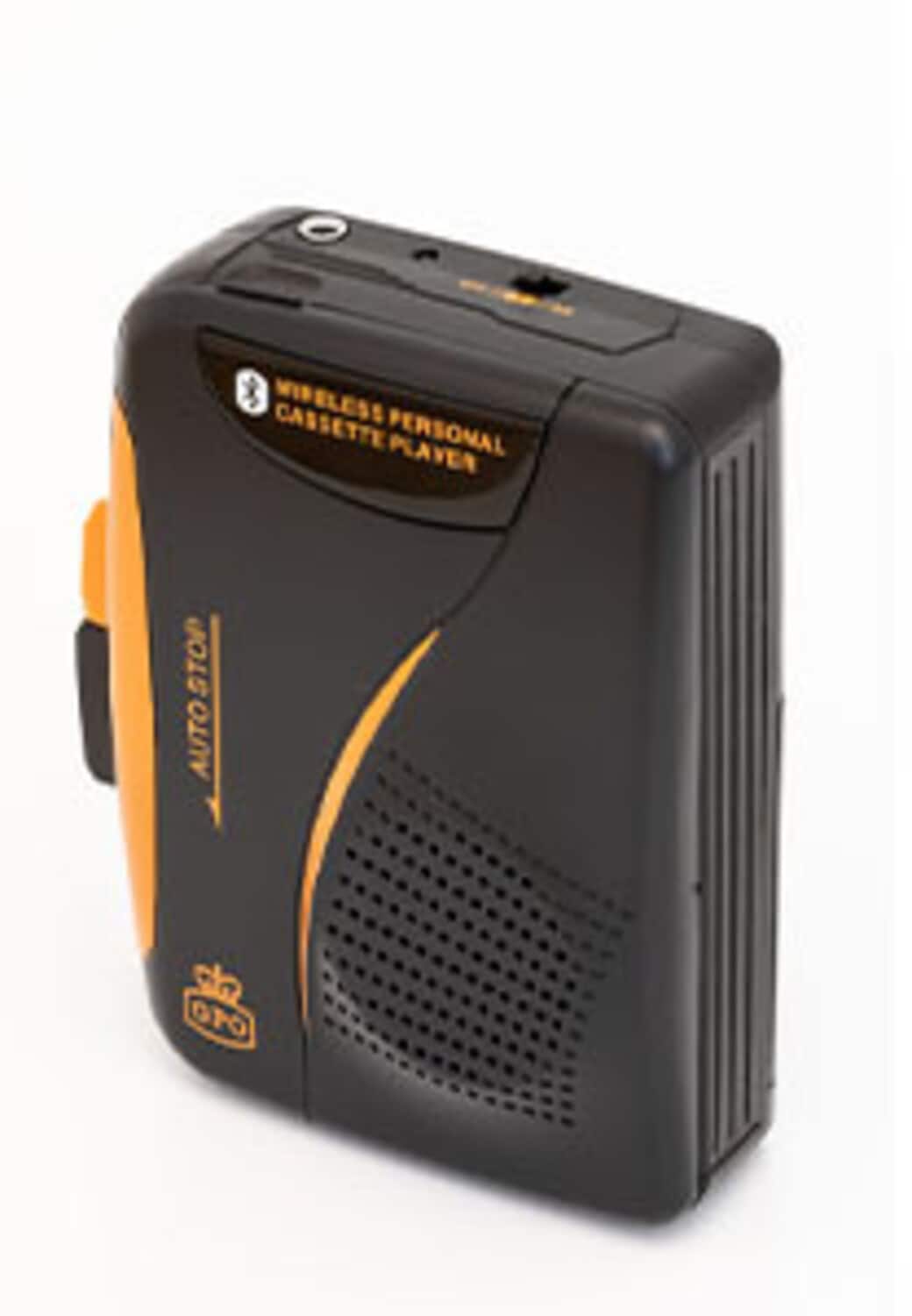 PopMarket - GPO W/938B/BT Bluetooth Portable Personal Cassette Player / Recorder W/Headphones - MISC ACCESSORY - Black