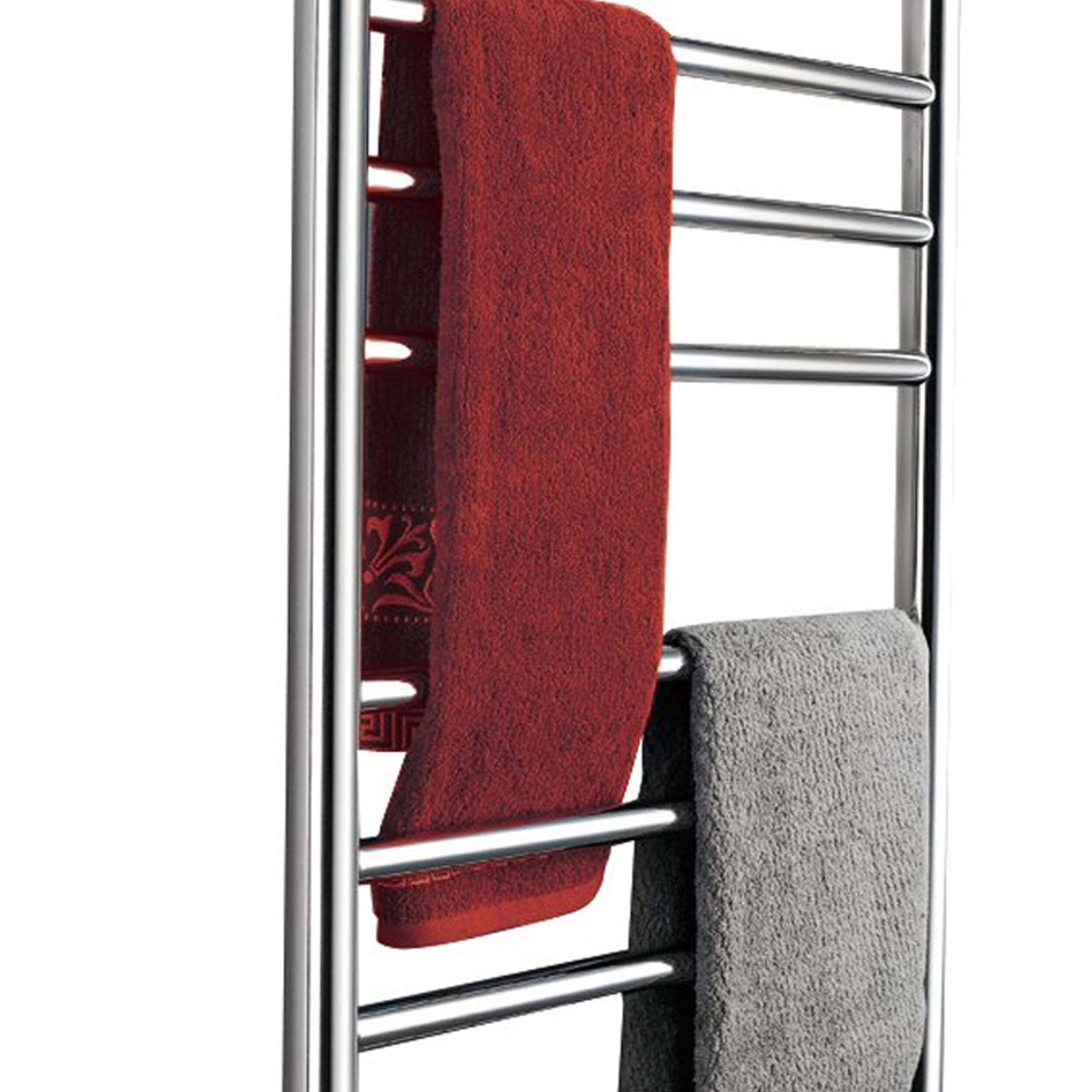 Alt View 3. Pursonic - Pursonic Stainless Steel Free Standing Towel Warmer - Silver.