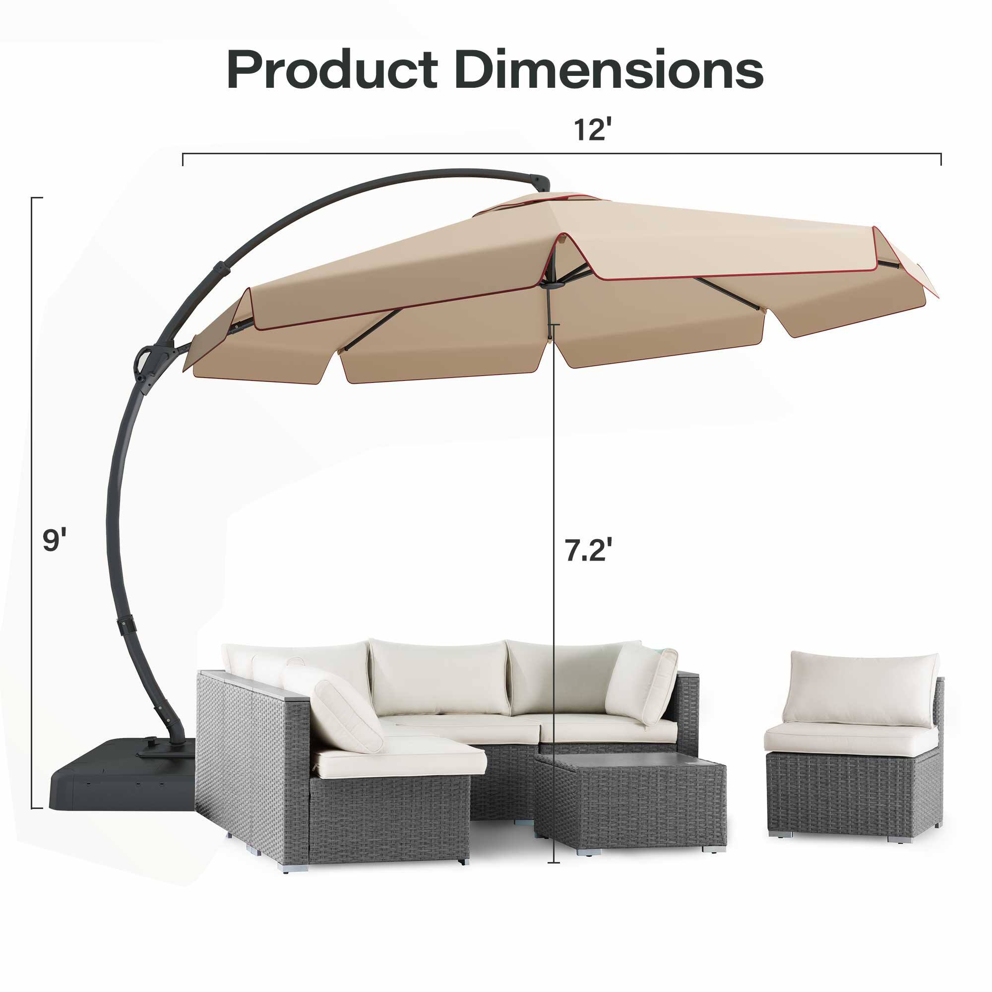 Product Dimensions: 12' x 9' x 7.2'