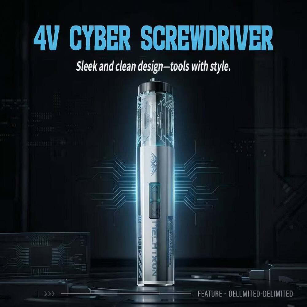 4V CYBER SCREWDRIVER  
Sleek and clean design—tools with style.  

MECHTRON RON  
FEATURE - DELIMITED-DELIMITED