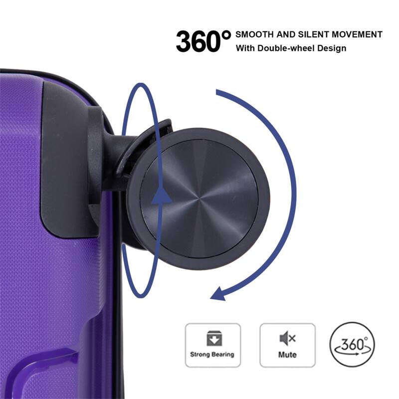 360° SMOOTH AND SILENT MOVEMENT  
With Double-wheel Design  
Strong Bearing  
Mute