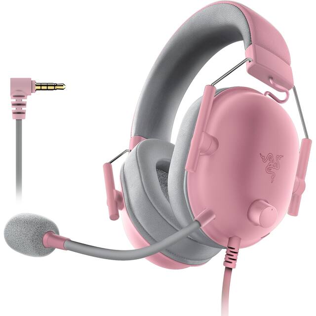 Razer - BlackShark V2 X Wired Over-the-Ear Gaming Headset for PC, PS5, PS4, Switch, Xbox X|S, and Xbox One - Quartz