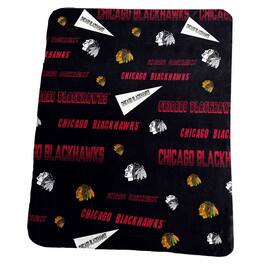 Logo Brands - Chicago Blackhawks 50" x 60" Classic Fleece Blanket - Multicolor