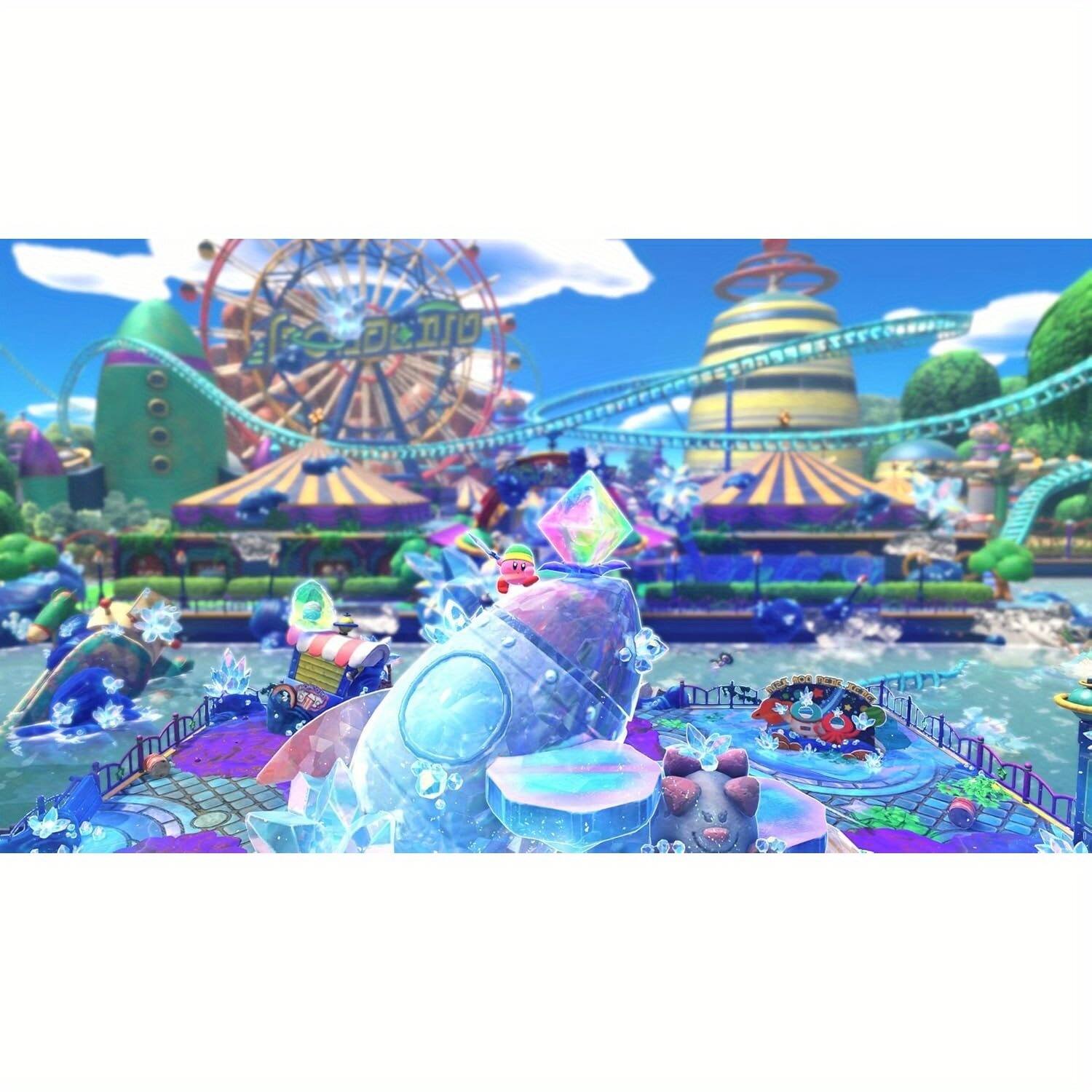 Alt View 4. Nintendo - Kirby and the Forgotten Land + Star-Crossed World - Nintendo Switch 2 Physical Games (HongKong Version).