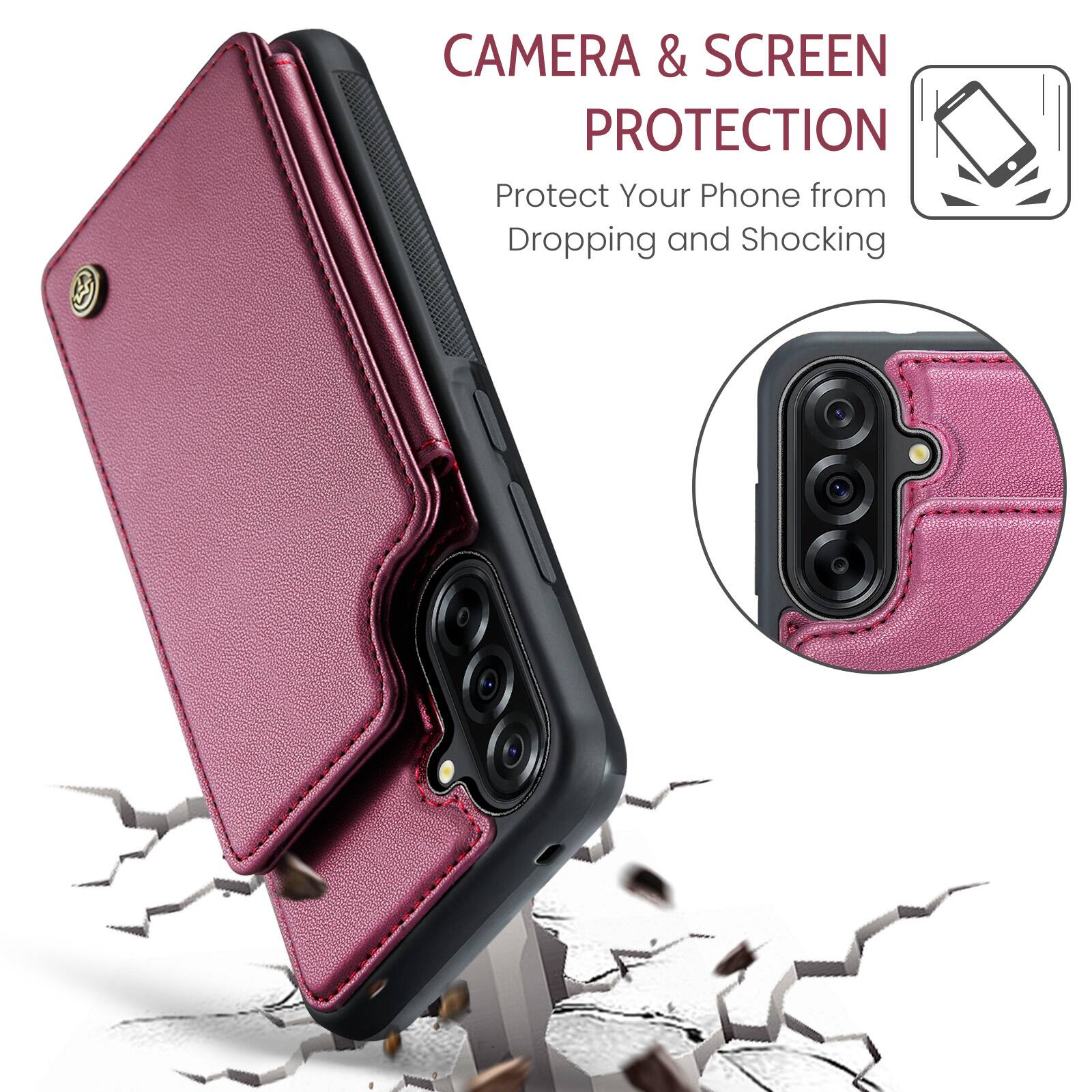CAMERA & SCREEN PROTECTION  
Protect Your Phone from Dropping and Shocking