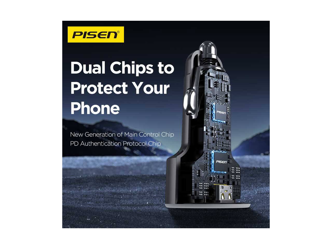 PISEN

Dual Chips to Protect Your Phone

PISEN

New Generation of Main Control Chip PD Authentication Protocol Chip