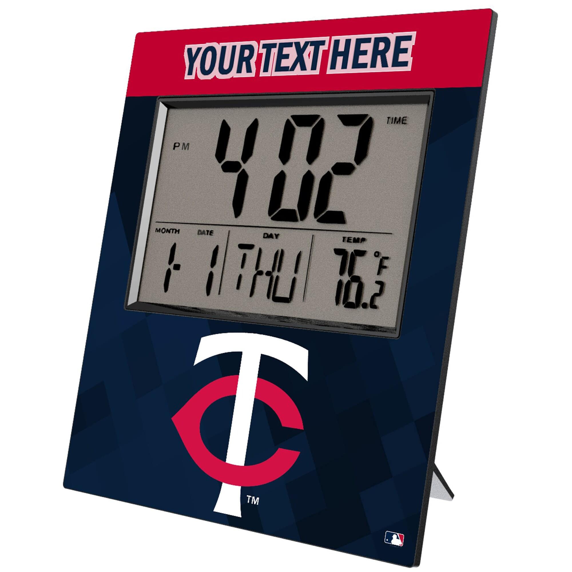 Keyscaper - Personalized Digital Desk Clock - Multicolor