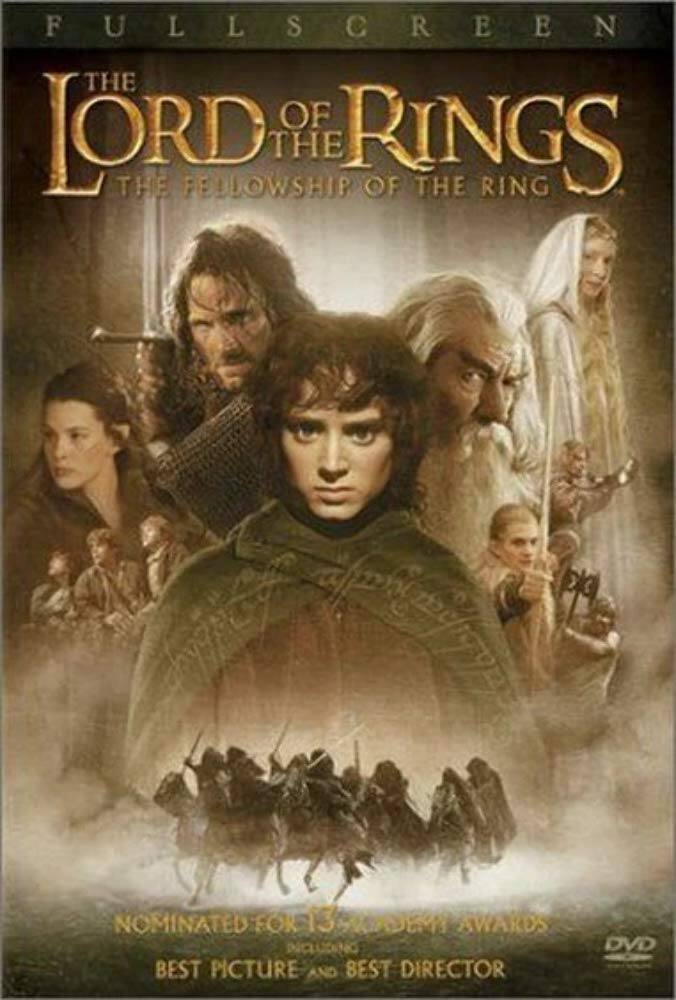 Front. The Lord of the Rings - The Fellowship of the Ring (Fu - DVD.
