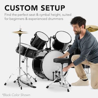 Best Choice Products 5 Piece Beginner Drum Set w/ Snare, Bass Best Choice Products 5 Piece Beginner Drum Set w/ Snare, Bass