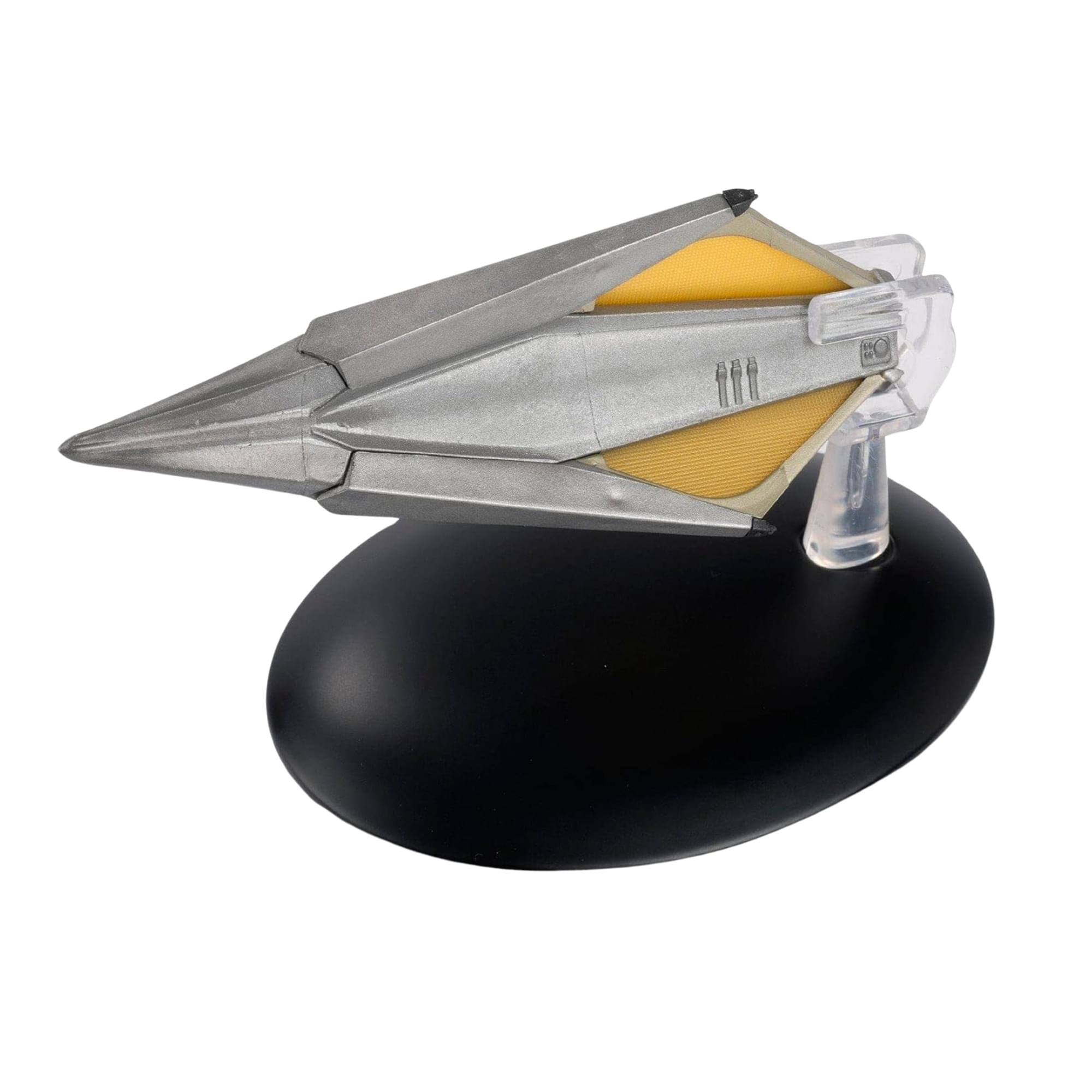 Alt View 3. Eaglemoss - Eaglemoss Star Trek Starship Replica | Tholian Ship - Grey.