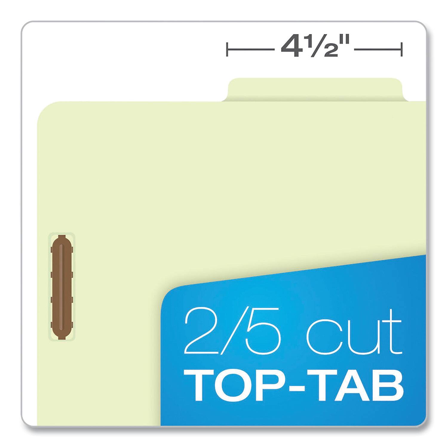 4 1/2"  
2/5 cut TOP-TAB