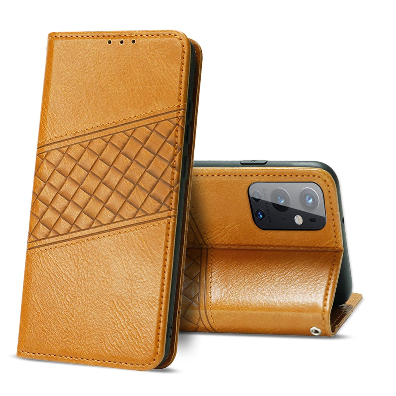 Reiko - One Plus 9 Pro 5G 3-In-1 Wallet Case In - Brown