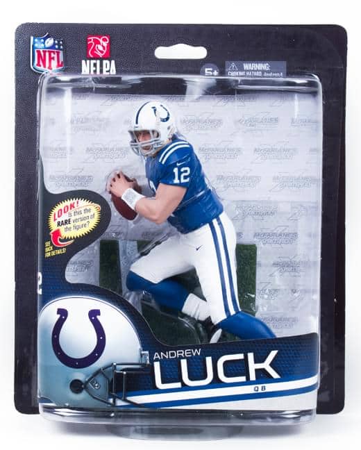 McFarlane Toys - McFarlane NFL 33 Figure Indianapolis Colts Andrew Luck Bronze Level Variant Jersey - Blue