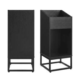 Crosley Furniture - Enzo Small Vinyl Record Storage Stand - Black