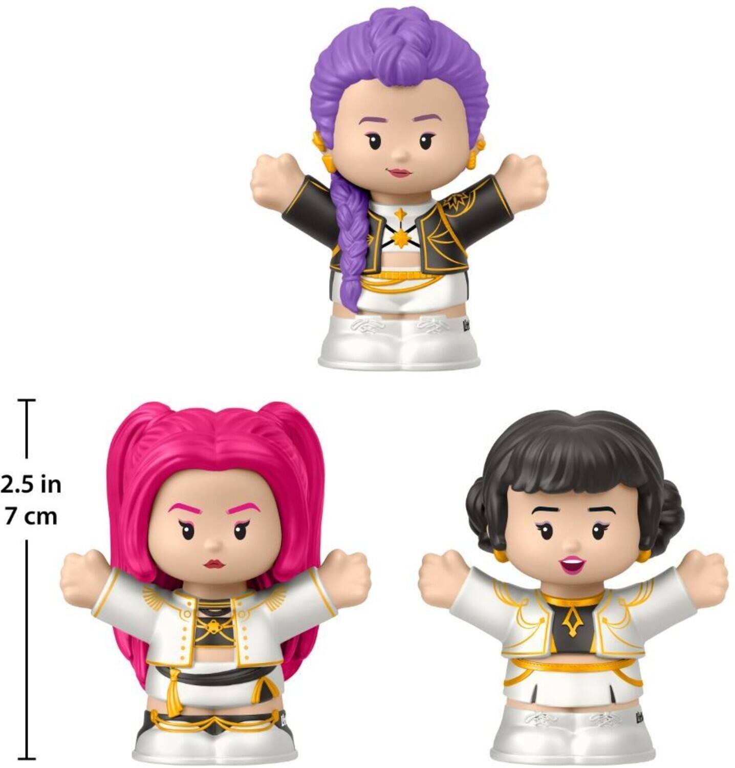 Alt View 1. Fisher Price - Little People Collector: Kpop Demon Hunter Huntr/X 3-Pack (KPDH)   - COLLECTIBLES - Multicolor.