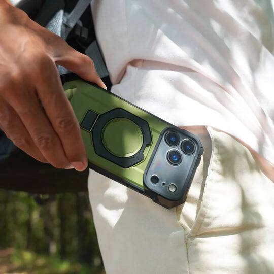 Alt View 1. SUPCASE - UB Grip Rugged MagSafe Case for iPhone 17 Pro Max – Heavy-Duty Protection with Magnetic Charging Support - Dark Green.