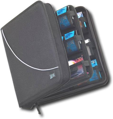 Angle Standard. Case Logic - 24-Tape Hi8/8mm/VHS-C Case.