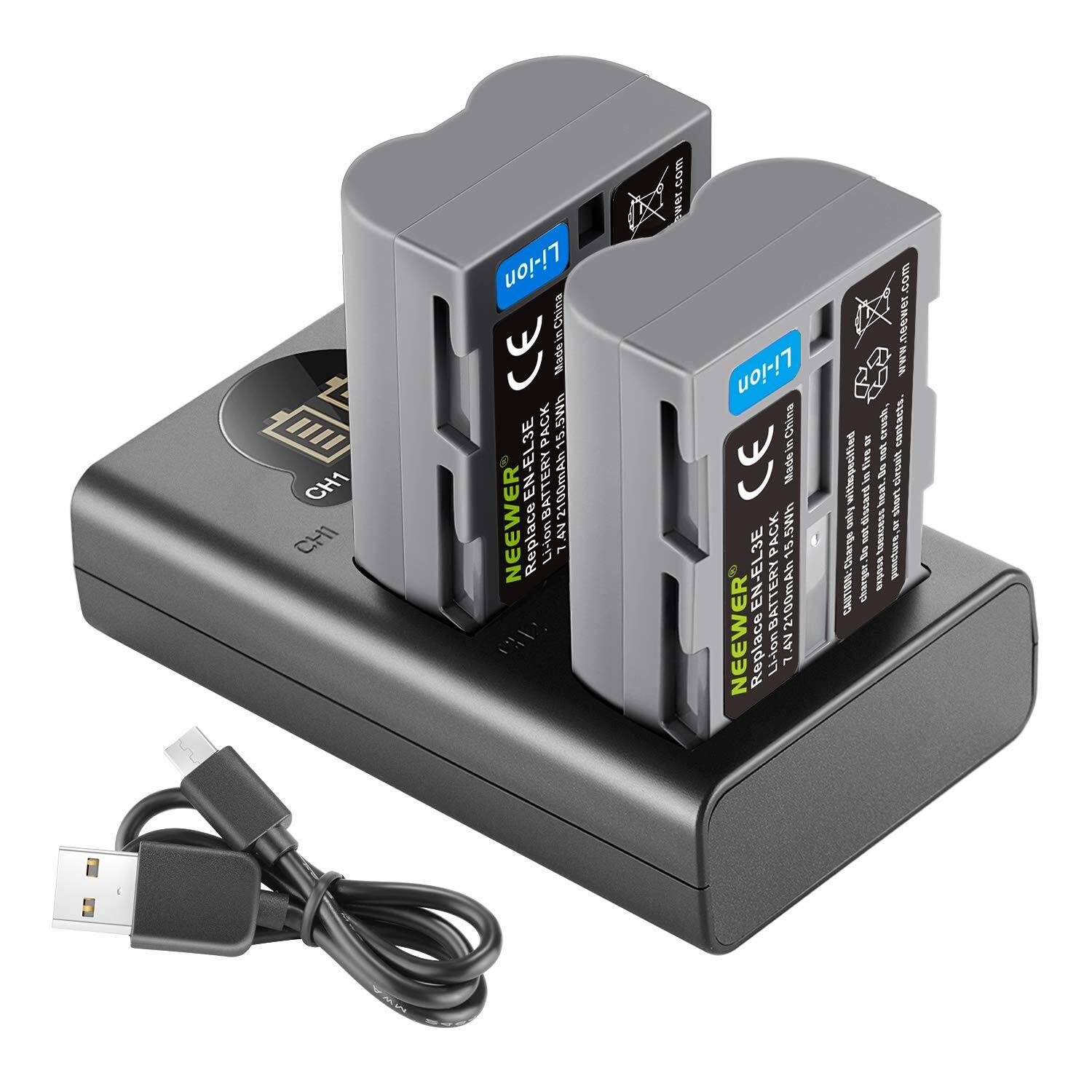 CH1 CHI Li-ion Charger 4MG 15 EN-EL3E EN ATTERY 2100mAh NEEWER Replace Li-onB AN F com I Li-ion  MadiChine 9FR 5 PACK G 1 15 P EN-EL3E 2100mAh NEEWER Replace Li-ionBATTERY Li-ion AN 1 com nnew w 5 erass contacts fire set witiepesifled de CHEVIt Set Sort Ajes 3 Chargs de W toeNce 0des pasctere CASTIBN charger
