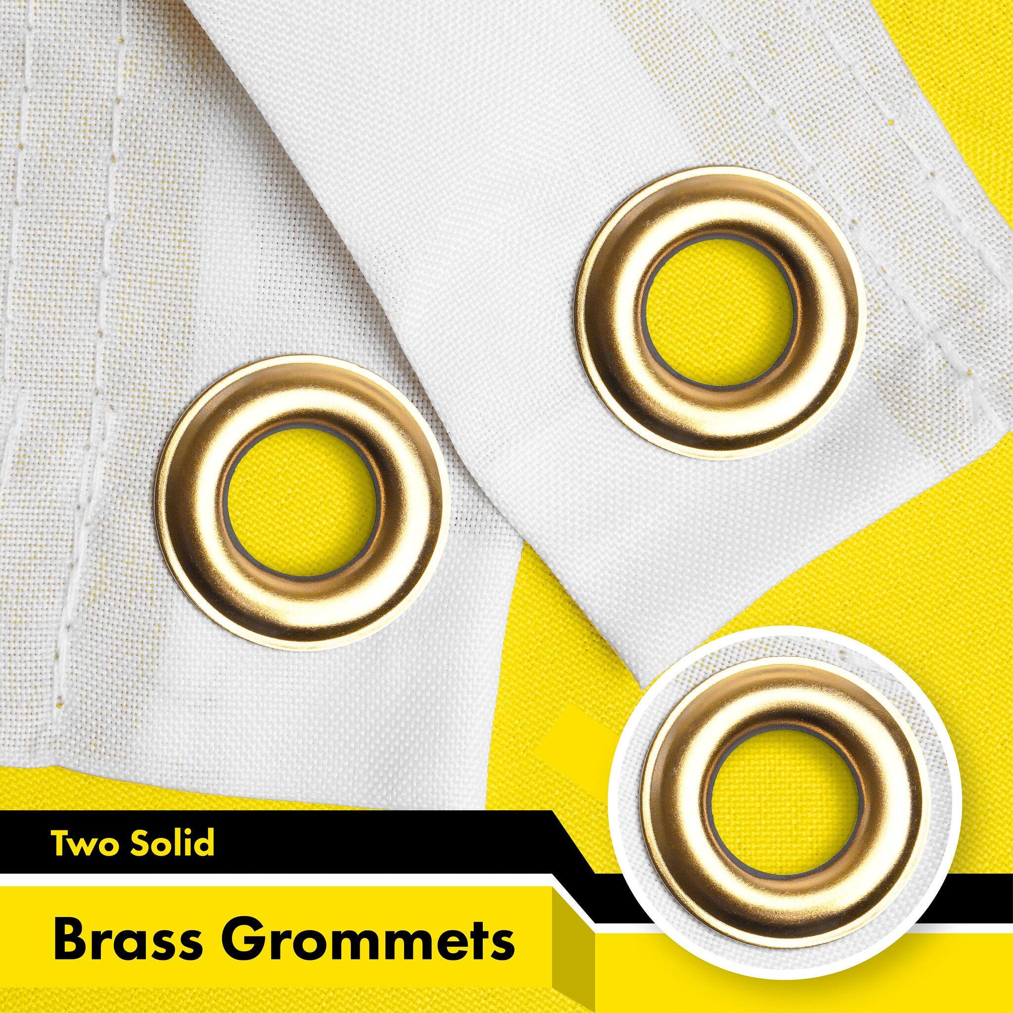 Two Solid Brass Grommets