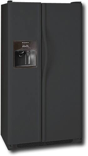 Angle Standard. Frigidaire - 22.6 Cu. Ft. Side-by-Side Refrigerator with Thru-the-Door Ice and Water - Black (Special Order).