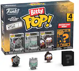FUNKO BITTY POP!: Lord of the Rings - Witch King 4PK - Collectibles