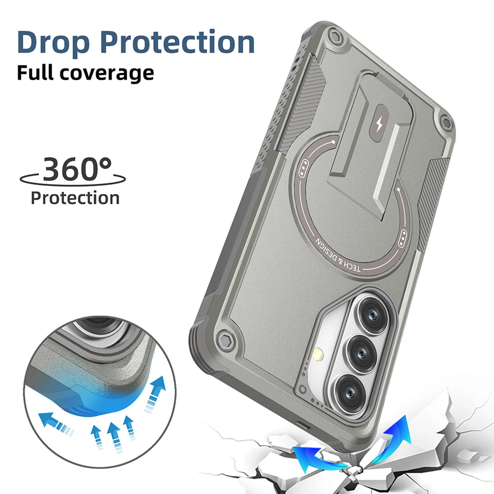 Drop Protection  
Full coverage  
360° Protection