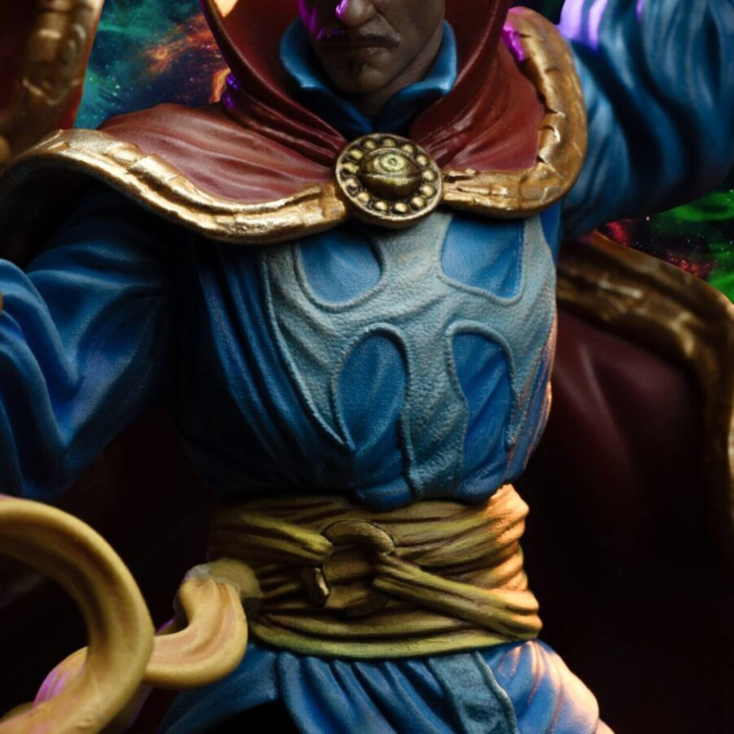 Alt View 1. Iron Studios - Iron Studios - Marvel - Deluxe Art Scale 1/10 - Doctor Strange Statue   - Collectibles - Multicolor.