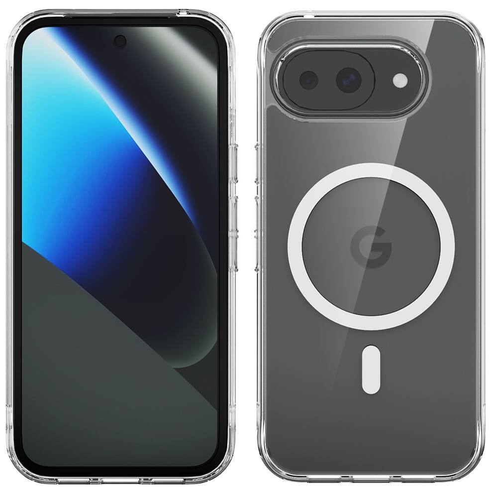 Alt View 2. Nakedcellphone - Clear Case for Google Pixel 10a Phone - Compatible with MagSafe - Clear.