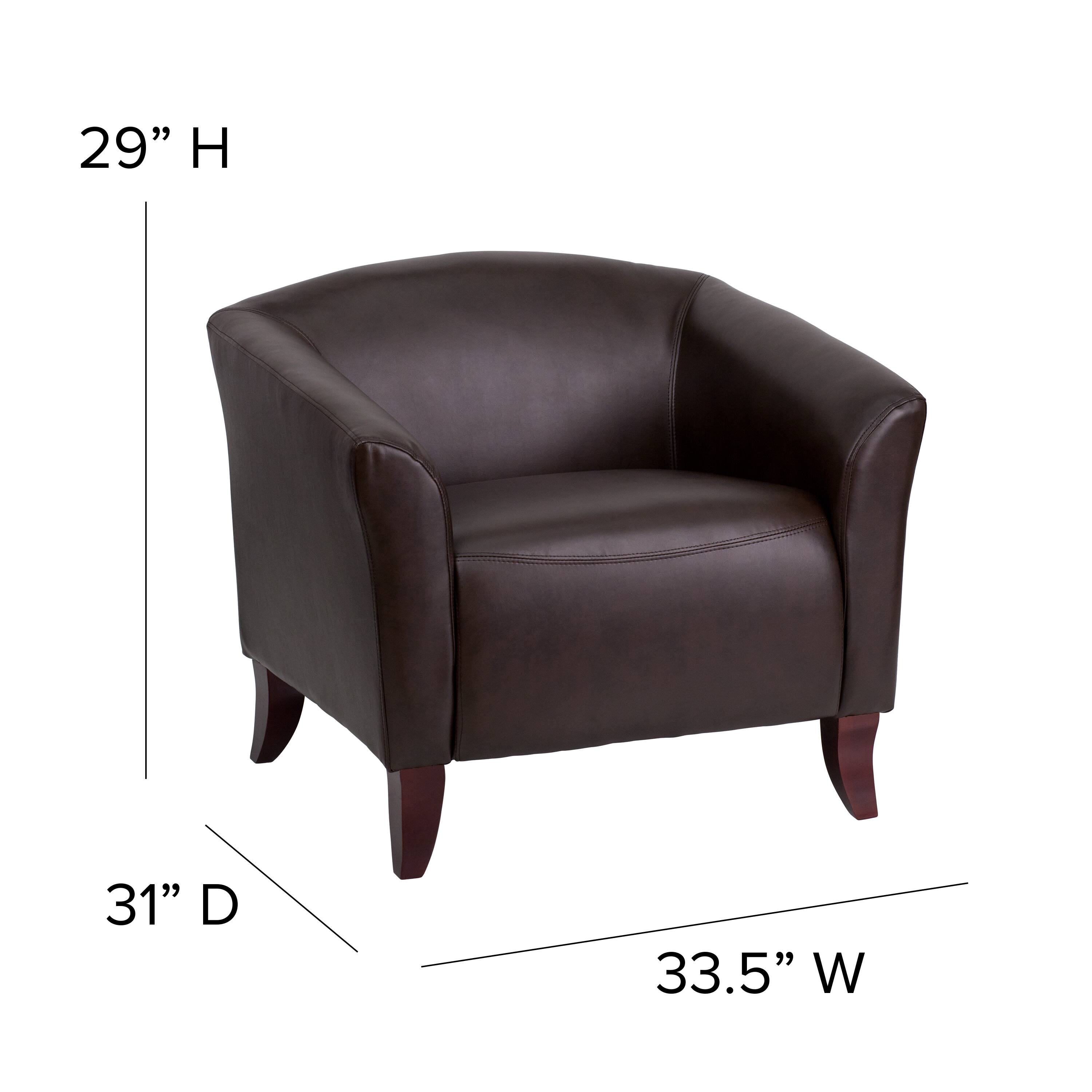 29" H  
31" D  
33.5" W