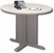 Angle Standard. Bush - Round Conference Table - Taupe.