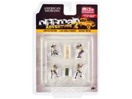 American Diorama - "Off-Road Adventure 2" 6 piece Diecast Set Limited Edition to 4800 pieces Worldwide for 1/64 Scale - Multi