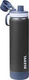 Takeya - Sport 22-oz. Soft-Touch Leakproof Water Bottle with Spout Lid - Dark Era