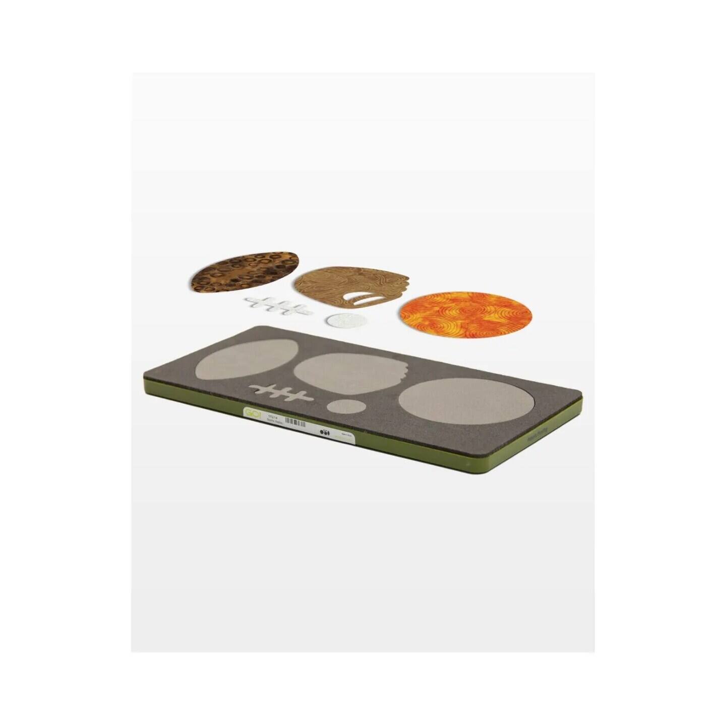 Angle. AccuQuilt - Sports Medley Die - Multicolor.